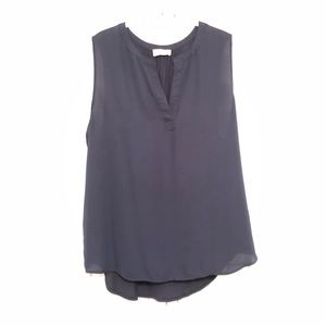 LOFT Outlet navy flowy tank size L